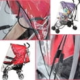 thumbnail image 3 of Cheers.US Stroller Rain Cover Universal Waterproof Baby Stroller Cover, Rain Cover for Stroller, Jogging Stroller Rain Cover, Pushchairs Stroller Weather Shield for Wind Snow Dust, 3 of 6