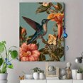 thumbnail image 4 of Toile Murale Florale Colibri 15,75 X 11,81 Pouces, 4 of 8