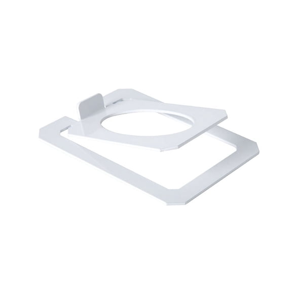 Desktop Speaker Stand Metal Bracket Stable Speakers Stands Tilt Speaker Stand for Your Valuable Speaker White,1 x Desktop Speaker Stand,White