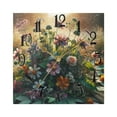 thumbnail image 5 of Boho Wildflowers Herbs Floral Wall Clock Decorative Square Silent Non-Ticking Operated Clocks Aesthetic for Bedroom Living Room, 5 of 8