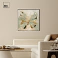 thumbnail image 3 of Sage Butterfly Colorful Canvas Wall Art by Art Remedy, Black Floater Frame, 40"x40", 3 of 7
