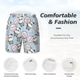 thumbnail image 6 of Picia Cute Panda Bear pattern Mens Swim Trunks with Compression Liner Stretch Beach Shorts Quick Dry with Zipper Pockets No-Chafing Board Shorts-XX-Large, 6 of 9