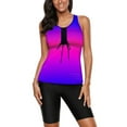 thumbnail image 3 of Women Tankini Swimsuit Tummy Control Top With Shorts Two Piece Bathing Suit, 3 of 6