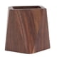 thumbnail image 5 of Contenedor para utensilios de cocina, alisador, estable, de gran capacidad, simple portalápices de madera para cocina, familia, oficina, rómbico (3,9x4,3 pulgadas), 5 of 5