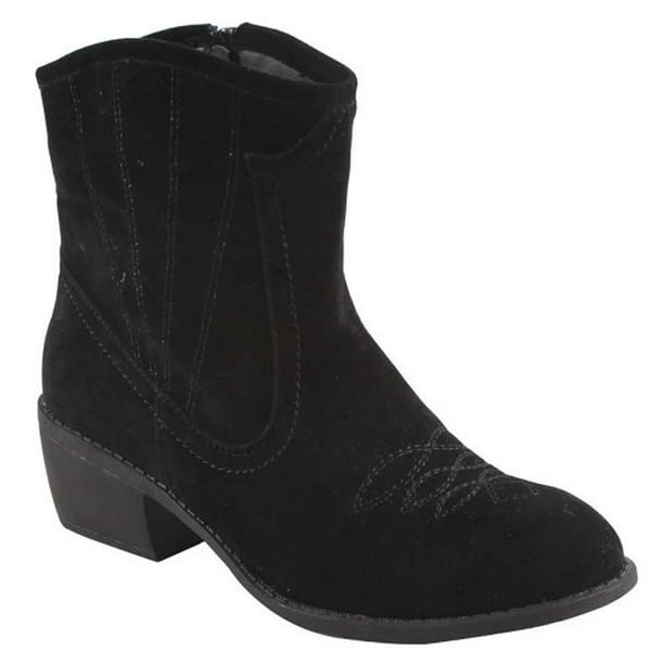 Fourever Funky - Bonnibel Calico-2 Black Women Cowboy Ankle Boots ...