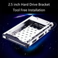thumbnail image 3 of 2.5 Hard Drive Mounting Bracket, Hot Swap 6Gbps Data Security Supports  I II III SSD HDD Internal  Tray With Safe Lock For 2.5in SSD HDD, 3 of 8