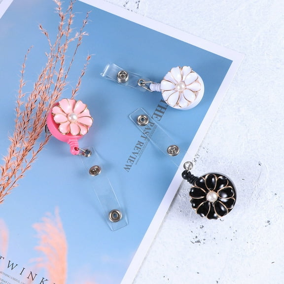 WHAMVOX  3 Pcs Easy-to-pull Badge Elegant Holder Corrosion-resistant