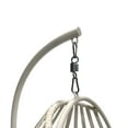 thumbnail image 4 of Mainstays Outdoor Wicker Patio Hanging Egg Chair, White, 4 of 9