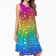 thumbnail image 2 of Colorful Stars Spring Summer Dresses For Women Fashion Dress Casual Sleeveless Loose Sundress With Pockets, 2 of 4