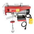 thumbnail image 6 of 880LBS Electric Hoist with Wireless Remote - 850W Dual Mode 440/880lbs Lift, 110V Overhead Winch for Garage/Construction, IP40 Waterproof & Cooling Fans, 6 of 7
