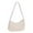 White, variant on Gustave Small Straw Bag for Women Woven Underarm Bag Bohemian Summer Beach Bag Trendy Shoulder Handbag Purse with Zipper, Black
