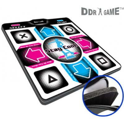 Ps2 Foam Deluxe Pad - Dance Dance Revolution DDRgame (Super Sensitive-No More Delay) PS1 /PS2 Super Deluxe Pad (Version 4.0) with 1
