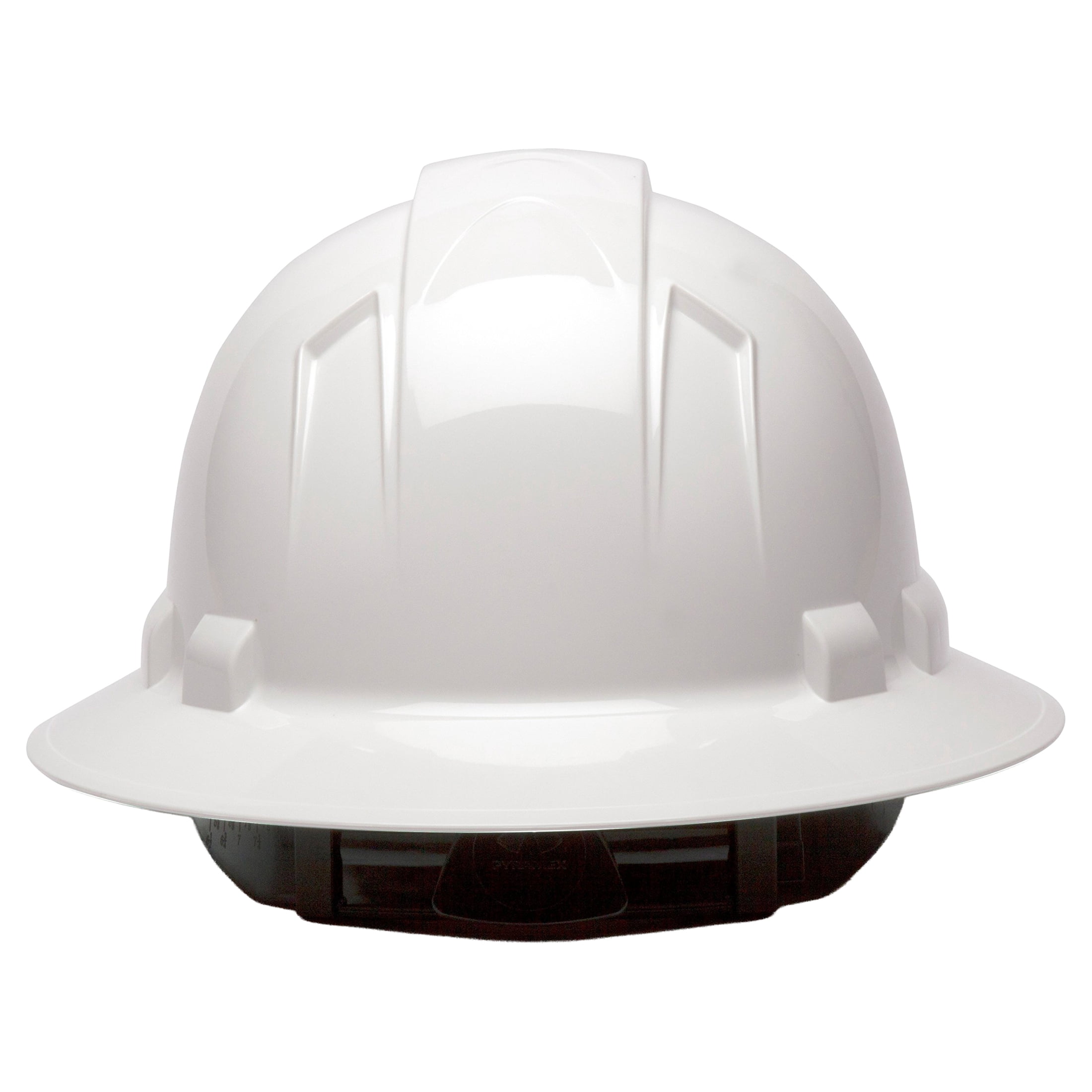 White-Ridgeline Full Brim 4 Pt Ratchet Suspension