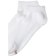 thumbnail image 2 of Hanes Men's Ultimate FreshIQ Odor Control 6-Pack No-Show, White, Sock Size:10-13/Shoe Size:6-12, 2 of 2