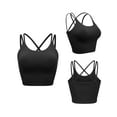 thumbnail image 7 of FOCUSSEXY Summer Crop Tank Tops Padded Sports Bra for Women Padded Sports Bra Longline Camisoles Casual Tank Tops Vest Sleeveless Crop Tops, 7 of 7