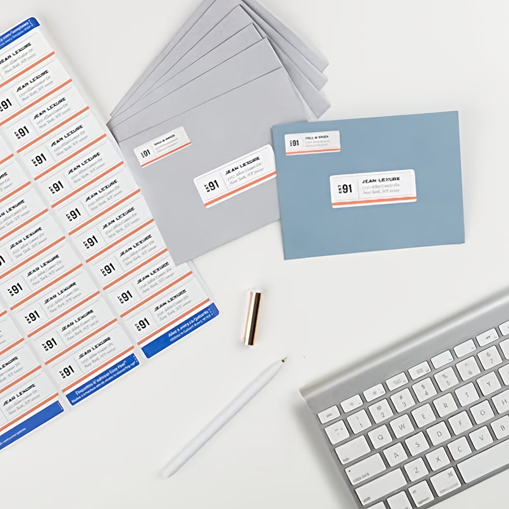 Avery Address Ink Jet Labels, 1 x 2-5/8 Inches, White, 30 Up, 10 Sheets (18160) (Pack of 32)