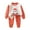 A45-Red, variant on Hessimy Toddler Boys Girls Spring Summer Cute Funny cartoon Pattern Set Long Sleeve Sweatshirt & Letter Print Pants（Watermelon Red，4-5 Years）