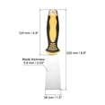 thumbnail image 2 of Espátula Uxcell de 1.5" de acero de alto carbono, raspador de pintura flexible, cuchillo de reparación de paneles de yeso con extremo de martillo de metal, 2 of 6