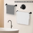 thumbnail image 3 of Set de herrajes para baño CADUKE Industrial, 10 piezas, color negro, 3 of 7
