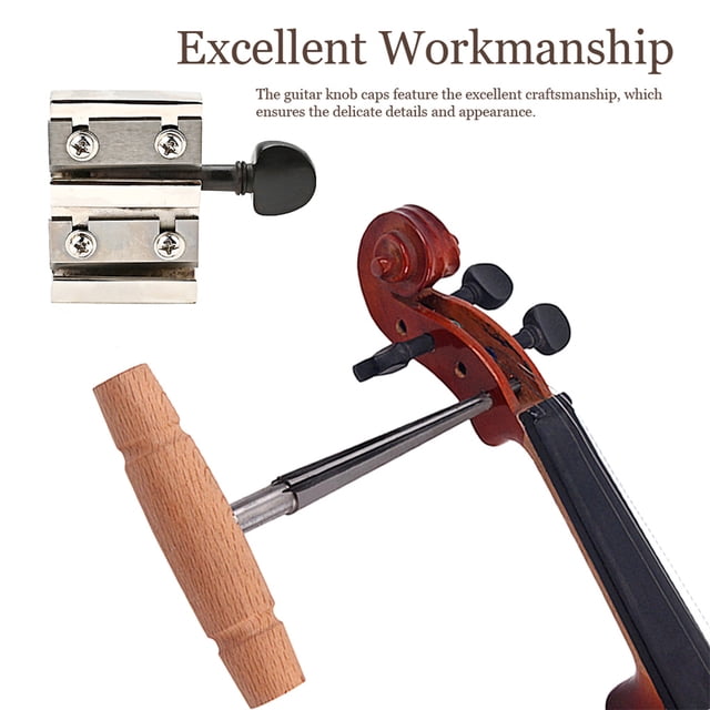 3 Pieces Guitar Knobs Universal Buttons Fittings Professional Bass Electric Guitars Volume Tone Electric Guitars Sturdy Button Caps Music Instrument Fitting