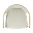 thumbnail image 5 of SAFAVIEH Camille Modern Solid Side Chair, Grey/Gold, Set of 2, 5 of 7
