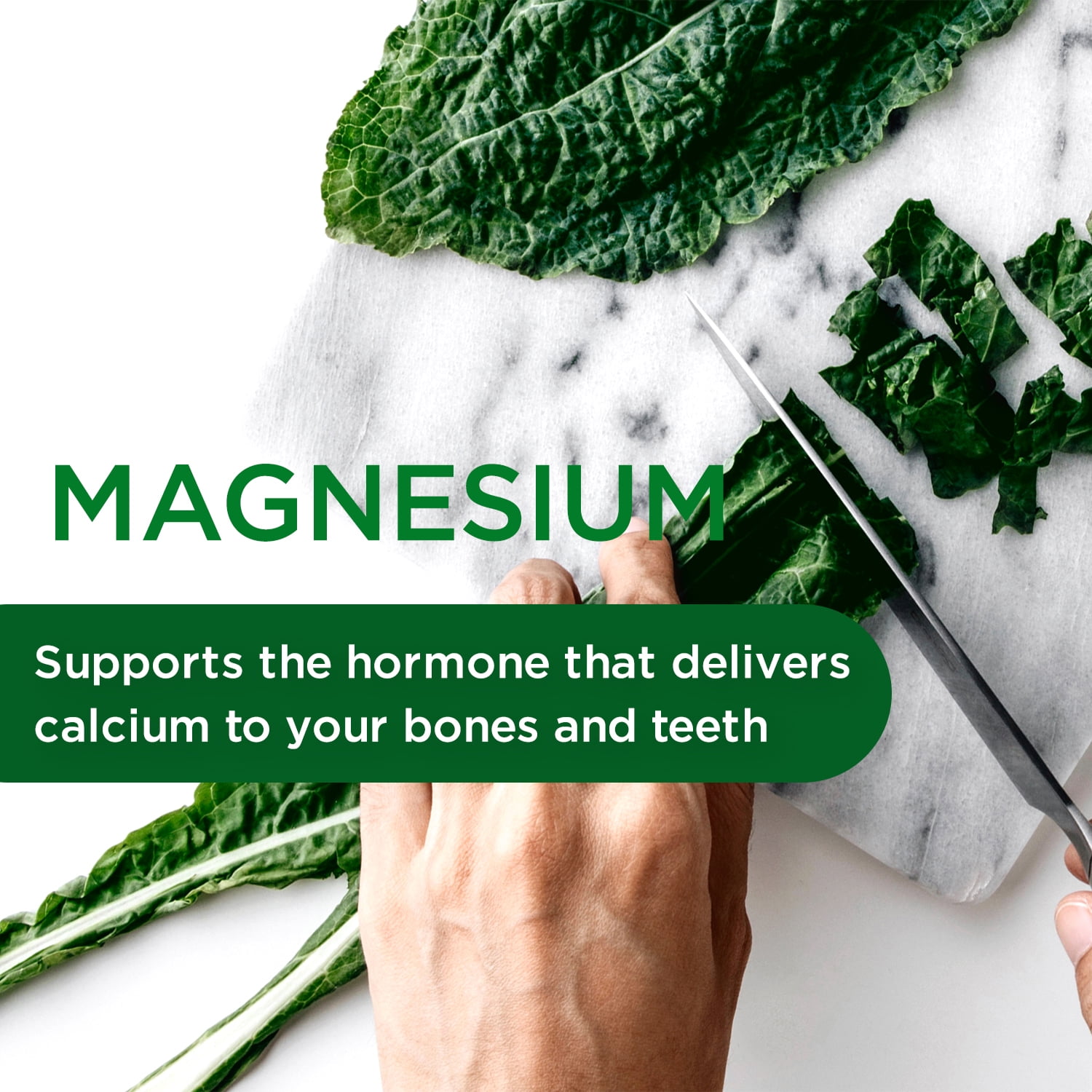 Emerald Labs Magnesium 400mg (Pure Albion) Gold Standard Bioavailability - 120 Vegetable Capsules
