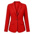 thumbnail image 5 of Blazers for Women Business Casual Long Sleeve Lapel Open Front Suit Jacket Work Office Blazer Trendy Suit Jacket with Pockets, 5 of 7