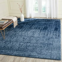 SAFAVIEH Retro Elsie Abstract Area Rug, Light Blue/Blue, 10' x 14'