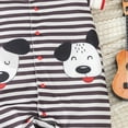 thumbnail image 4 of Baby Onesies Boy Baby Thin Clothes Baby Cartoon Puppy Print Short Sleeve One-Piece Romper Bodysuit Outfit, 4 of 8