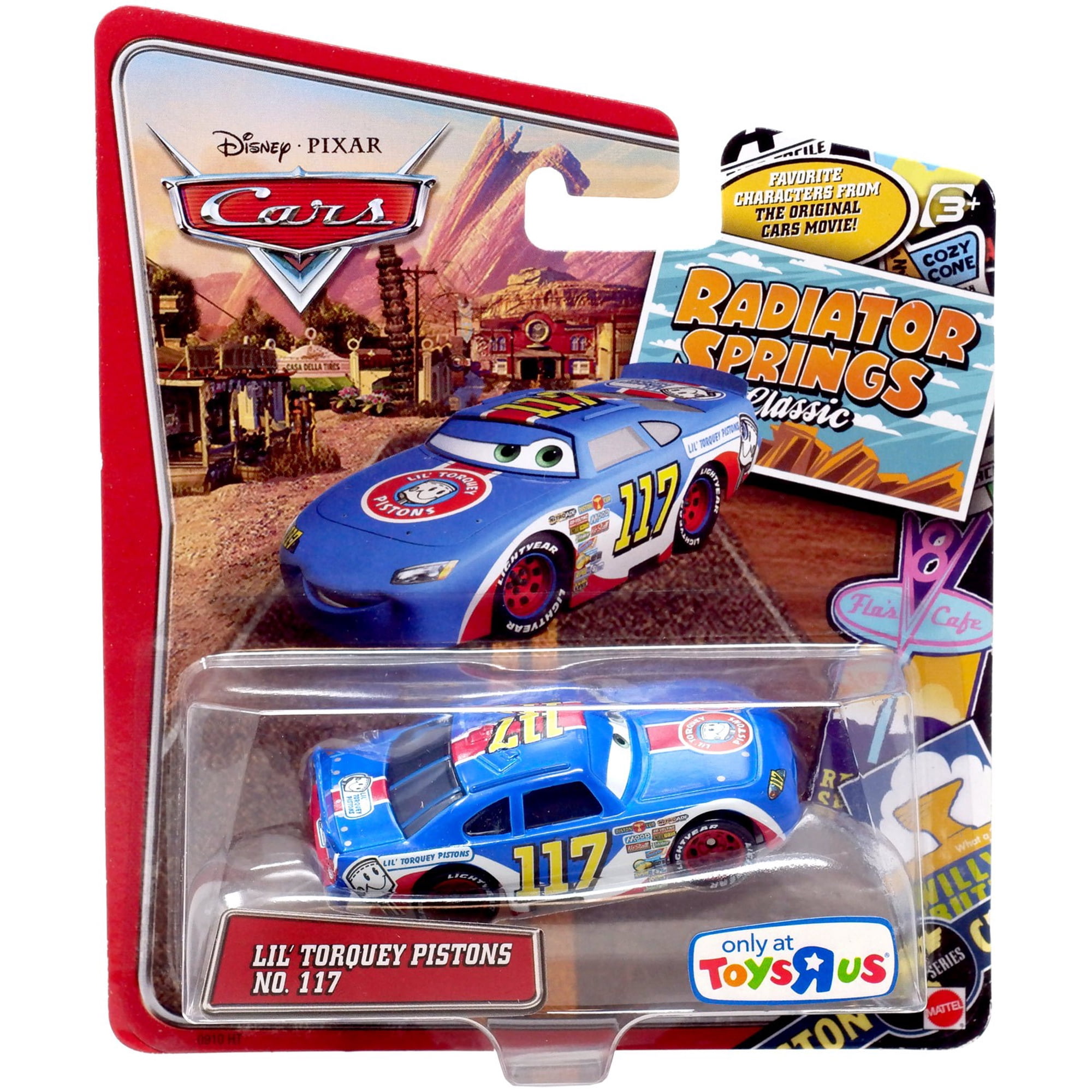 Disney Cars Radiator Springs Classic Lil Torquey Pistons Diecast Car