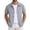 Gray, variant on Mens Shirts Short Sleeve, Mens Short Sleeve Button Down Shirts Casual Seersucker Textured Cotton Shirt Summer Vacation Beach Shirts