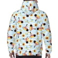 thumbnail image 7 of Naloa Submarine With Fishes Undersea Men's Casual Hooded Collar Drawstring Hoodies Pullover Sweatshirts Casual Long Sleeve Shirts-X-Large, 7 of 7