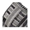 thumbnail image 5 of Wilson Youth A500 12.5" Baseball Glove (WBW100159125) Black/Grey 12.5, 5 of 6