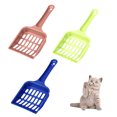 thumbnail image 1 of Pala de basura de plástico para gatos, pala de cubo de basura para gatos, pala de tamiz para mascotas, herramienta de limpieza de basura, 3 uds., 1 of 5