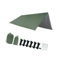 thumbnail image 4 of SunniMix Camping Tarp Lightweight Awning Canopy Shelter for Backpacking Traveling BBQ Green, 4 of 8