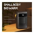 thumbnail image 3 of Portable Ceramic Heater Mini Room Heater With Thermostat Quiet Desk Heater For Home Office ,Fast Heating, 3 of 7