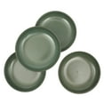 thumbnail image 5 of Gibson Elite Beckett 4-Piece Green Dinner Bowl Set – Reactive Glaze Stoneware – Shallow Pasta Bowls – Wide-Rim Round Shape – Microwave & Dishwasher Safe, 5 of 12