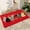 Red Farm Chicken & Christmas, variant on JML Non-Slip Microfiber & Rubber Doormat - Soft Entryway Rug for Home/Office (16"x24") - Easy Clean Door Mat for Indoor/Outdoor Use, Chickens