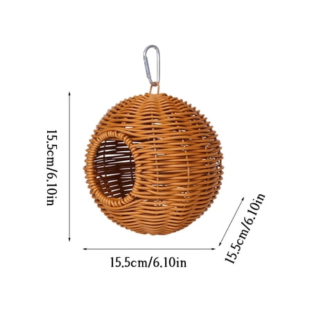Hanging Bird Nest Sleeping Hut for Parrot Cage Warm Fabric Hammock Cave for Small Birds Like Budgies and Cockatiels Chewing Resistant Private Habitat Hanging Bird Nest Sleeping Hut for Parrot Cage Warm Fabric Hammock Cave for Small Birds Like Budgies and Cockatiels Chewing Resistant Private Habitat