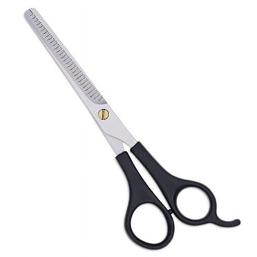 Stainless Steel Pet Thinning Shears for Home - Professional Thinning Scissors with Toothed Blade