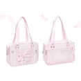 thumbnail image 4 of Women Bag Lovely Itabag Clear Casual Crossbody Bag Lacing Shoulder Bags Japanese Styles Handbag for Pin Display, 4 of 8