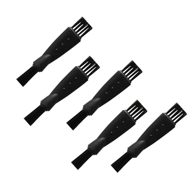 JUNWELL 30pcs Electric Shaver Practical Electric Razor Cleaning Brush Cleaning Tool for Daily Use (Black)
