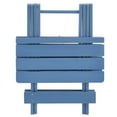 thumbnail image 3 of Folding Square Table,Portable Outdoor Solid Wood Table for Space-Saving,Patio,Blue, 3 of 7