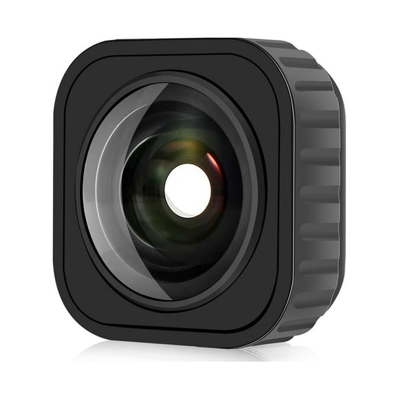 PULUZ Camera Lens Anti-Shaking 155°Wide Angle Support 5-meter Waterproof Lens Mod Compatible with GoPro Max/ Hero 12 11 10 9 Black