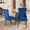 Blue, variant on Dining Chairs Set of 2 with Rustic Bronze Nailhead Trim,Tufted Kitchen Chairs with Lion Decor,Fabric Upholstered Side Chairs with Solid ( Red, Set of 2)