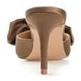 thumbnail image 4 of Journee Womens Tiarra Mules Mid Stiletto Pointed Toe Evening Pumps, Widths Available, 4 of 10