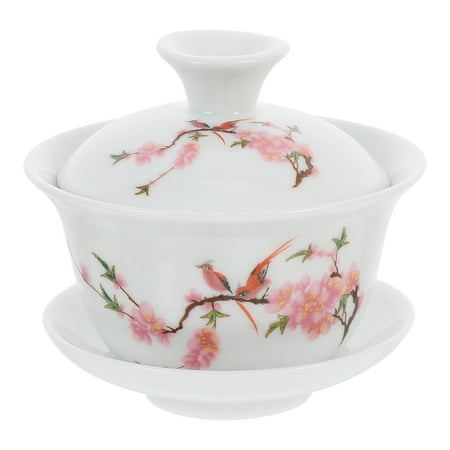 

OUNONA Tea Saucer Pot Set Cuplidteacup Coffee Ceramic Fu Kung Mug Wedding Ceramics Chinese Sets Floral Infuser Porcelain Teapot
