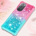 thumbnail image 4 of Funda para Motorola Edge 30 Pro Transparente con Brillos Carcasa Protectora Antigolpes con Glitter Brillante, 4 of 5