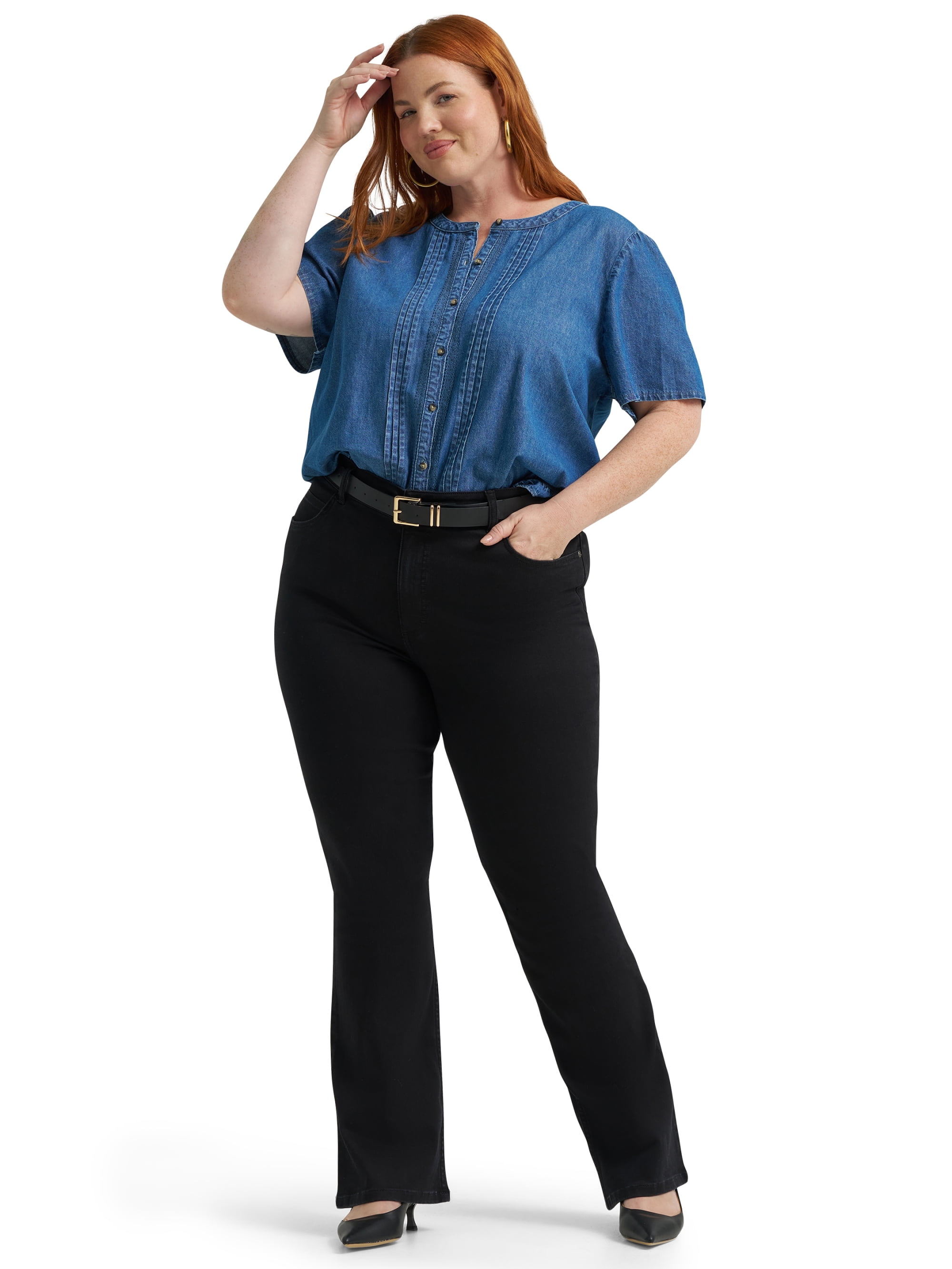 Lee® Women's and Plus 31" Mid Rise Bootcut Core Denim Jeans