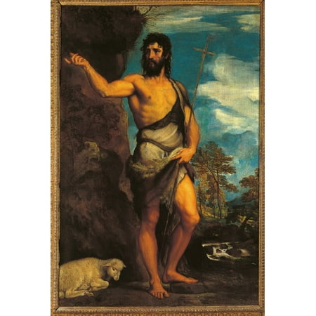 St John The Baptist Canvas Art - (18 x 24)